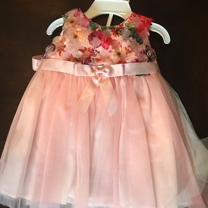 Bonnie Baby Pink and Floral Dress